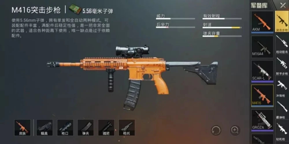 和平精英M417怎么样