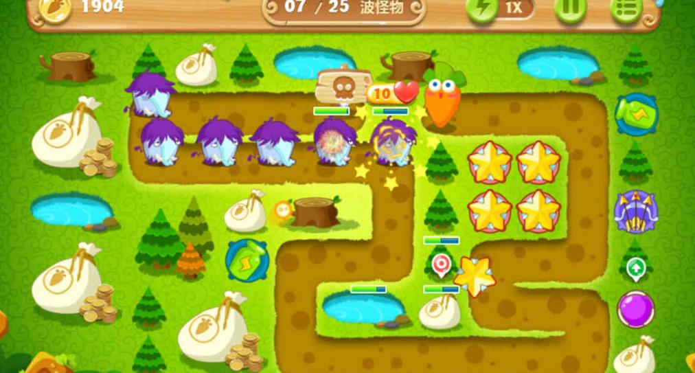 保卫萝卜2第25关怎么过