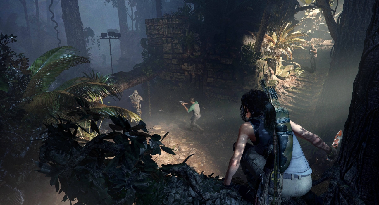 古墓丽影暗影被狼扑倒后怎么按